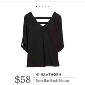 41 Hawthorn Sena bar back blouse